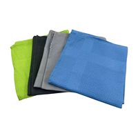 Serviette de thé en gaufre en microfibre de haute qualité et à bas prix pour cuisine hôtel microfibre fenêtres chiffons de nettoyage serviette de cuisine