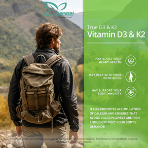 Özel etiket magnezyum takviyesi bağışıklık sistemini destekler D3 K2 vitamini kapsülleri - Product Image 5