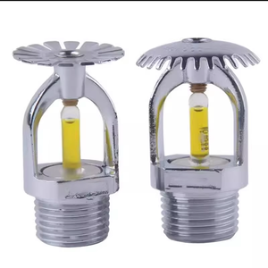 Tête d'incendie à pompe en laiton 1/2 pouce DN15 avec bulbe en verre vert 68 ° Système de protection incendie C - Product Image 4