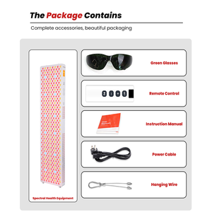 IDEARED Terapia Musical con Luz Infrarroja de 480/590/630/660/670/810/830/850/1060nm, Panel de Luz LED para Terapia de Luz Roja para Yoga - Product Image 5