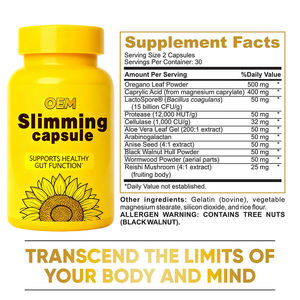 Factory Sale Reliable Weight Loss Capsules Slimming <b>Pills</b> Custom Slim Satiety Digestive Cleanse Capsules Flat Tummy Capsule - Product Image 4