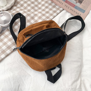 Zaino Unisex in Velluto a Coste Retrò <span class=keywords><strong>per</strong></span> Bambini, Vendita all'Ingrosso di Borse Scolastiche Colorate <span class=keywords><strong>per</strong></span> Ragazzi e Ragazze - Product Image 5