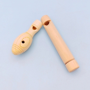 Sifflet en bois, flûte en bois naturel, instrument de musique pour enfants, éducation musicale précoce - Product Image 4