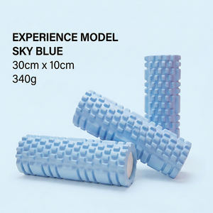 किंगसेन एवा योग कस्टम लोगो विरोधी पर्ची सतह गहरी स्ट्रेचिंग व्यायाम उपकरण फोम योग रोलर पोर्टेबल डिजाइन के साथ व्हील - Product Image 6