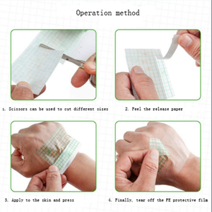 Hysent Chăm Sóc Sau Băng Cuộn Hình Xăm Cung Cấp Băng Hình Xăm Không Thấm Nước Trong Suốt Hình Xăm Phim - Product Image 3