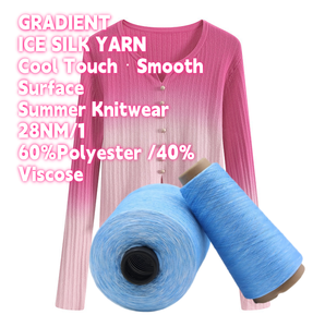 Filato di Seta Ghiacciata Sfumato 28NM/1, Vendita Diretta dalla Fabbrica, Filato Sfumato per Lavoro a Maglia Estivo - Product Image 1