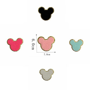 Offre Spéciale – Écussons thermocollants et adhésifs personnalisés <span class=keywords><strong>Mickey</strong></span> en chenille brodée de paillettes pour chapeaux – Vente en gros - Product Image 1