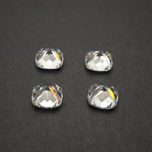 Guitai Cushion Cut Cubic Zirconia Gemstones Clear White Synthetic For Jewelry Making - Product Image 3