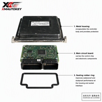 Module de commande du moteur d'occasion ECU A0034468840 A2711500391 pour Mercedes Benz M271, ordinateur de bord d'origine authentique