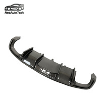 Nouveau kit carrosserie en fibre de carbone style KB pour AUDI A5 S5 2017-2020, lèvre de pare-chocs arrière avec lumière LED, lèvre arrière neuve
