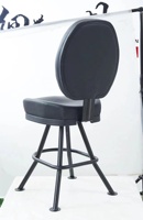 Chaise élégante de couleur noire pour machine de jeu de compétences, salle de jeux, adaptée aux personnes en surpoids