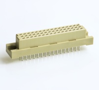 2.54mm 348 암수 DIN41612 커넥터 PCB용 유로 30-96핀 48핀 트리플 로우 B 중간 빈 로우