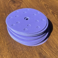 Disques abrasifs en céramique, papier de verre violet, disques de ponçage, meulage, rénovation automobile, detailing