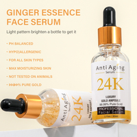Offre Spéciale 24k Gold Serum Anti-âge Lissant la peau Hydratant Améliorer la qualité de la peau Soins naturels de la peau 30ml MOOYAM 24k Gold Serum