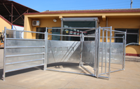 Panneaux de clôture pour bétail, chevaux et bovins, 4 pieds x 16 pieds, portables, en acier à 5 barres, écologiques, imperméables, avec service de modélisation 3D