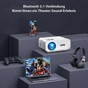 Proiettore Hd supporto 4K 3D Home Cinema Google Os proiettore Beamer proiettore Video intelligente in vendita - Product Image 4