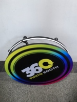 Plateforme rotative automatique 360 pour photomaton Euro STOCK – Machine de photomaton 360 pour événements et locations