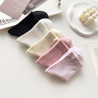 Chaussettes pour filles personnalisables en coton/fibre de bambou Spandex Crew Socks Spring Animal Print Broderie Jetable Anti-Dérapant Personnalisable