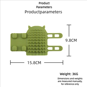 Peine de masaje para depilación de gatos, cepillo para rascar y frotar, aseo para gatitos, autolimpieza, esquina de pared, peines rascadores para gatos - Product Image 6