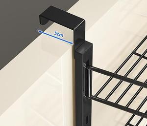 Qua cửa đựng thức ăn giỏ tổ chức Rack với 6 ,8 điều chỉnh giỏ treo phía sau cửa trở lại tổ chức kệ cho nhà bếp - Product Image 4