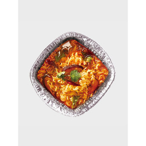 Set monouso 1000ml argento Nak Pot 6 pezzi ciotole monouso - Product Image 1