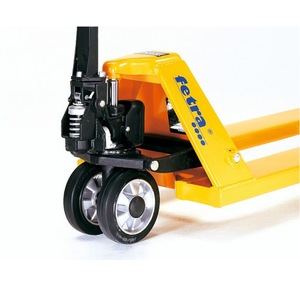 Carretilla de mano de malla de acero Fetra alemana, de cuatro ruedas, industrial, duradera, con recubrimiento en polvo azul lago - Product Image 5