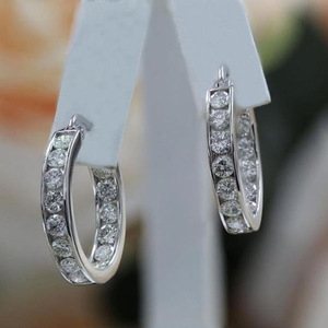 Orecchini a Cerchio Rotondi per Donne, Stile Estivo Semplice e Versatile, Gioielli alla Moda - Product Image 4