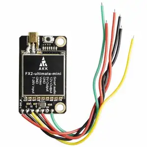 AKK FX2 Ultimate Mini 5.8GHz 40CH 25mW/200mW/600mW/1200mW Transmetteur FPV commutable pour RC FPV Racing Drone RC Quadcopter UAV