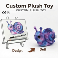 Peluche escargot gâteau aux fraises rose personnalisée OEM d'usine, animaux en peluche, jouets en peluche doux, jouets pour enfants, mascotte en polyester