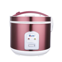 Cuiseur à riz électrique commercial 2L-6L en acier inoxydable avec contrôle numérique du minuterie et revêtement antiadhésif, inclut une tasse doseuse pour