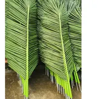 Высококачественный ствол из стекловолокна с тканевой пальмой оставляет искусственное кокосовое дерево для проектов и украшения зданий