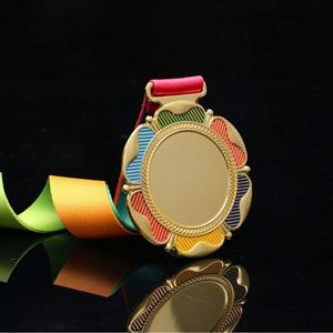 Médaille de récompense personnalisée en alliage vierge pour Taekwondo, Karaté, Jiu-Jitsu, avec ruban coloré, pour le sport - Product Image 3