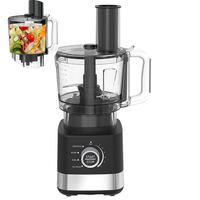 Mixeur multifonctionnel GTDB20-A3 à 4 lames sans BPA, 3 vitesses, pour usage domestique et hôtelier, 1,8 litre, broyeur de glace, capacité maximale de 30 000 [unités]