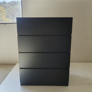 <span class=keywords><strong>Commode</strong></span> moderne à 4 tiroirs, grande <span class=keywords><strong>commode</strong></span> de rangement pour chambre à coucher, salon, <span class=keywords><strong>noir</strong></span> - Product Image 4
