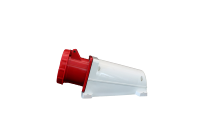 Prise murale industrielle HFE 380V 63A, connecteur d'alimentation monophasé, protection IP67