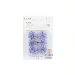 Ilan Flores Fiori Secchi per Decorazioni Artigianali, 2,5 cm, Set da 6 Pezzi - Product Image 1