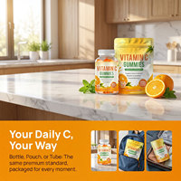 OEM Gecustomizeerde Biologische Vitamine C Gummies Vitamine Supplementen Hoge-efficiënte Vitamine C voor Volwassenen en Kinderen