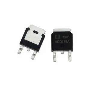 AOD486A enkapsulasi TO-252 D486A Transistor asli baru Chip sirkuit terintegrasi IC komponen elektronik