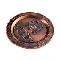 Plaques personnalisées 3d en cuivre Antique, Style classique, Plaque décorative Vintage en métal Souvenir
