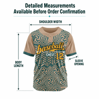 Maillots de baseball personnalisés unisexes coupe décontractée, chemises d'équipe entièrement boutonnées, queue de chemise allongée, pour ligues adultes et entraîneurs, vente en gros, manches courtes 100%