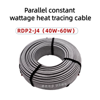 Cable Calefactor de Potencia Constante Serie RDP2-J4-(Q) de 40-60W, Control Preciso de Temperatura de 150-180°C, Ahorro de Energía, Opción Industrial para Exteriores