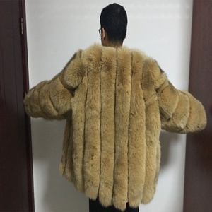2019 Vendita Calda <span class=keywords><strong>Cappotto</strong></span> di Pelliccia di Volpe Con La Banda di Design/Giacca di Pelliccia di Modo - Product Image 3
