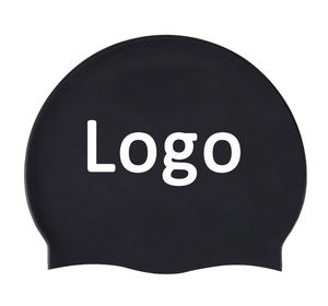 หมวกว่ายน้ำ OEM พร้อมโลโก้ สำหรับ<span class=keywords><strong>ผู้ใหญ่</strong></span>/เด็ก หมวกว่ายน้ำซิลิโคน<span class=keywords><strong>แบบ</strong></span>กำหนดเอง กันน้ำ ยืดหยุ่นได้ เหมาะสำหรับผมยาวและผมสั้น - Product Image 1