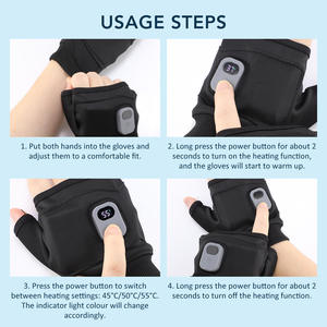 Electric Battery Powered Heated <b>Gloves</b> Winter Thermal <b>Gloves</b> for Outdoor Sports Skiing Cycling <b>Fishing</b> Hiking - Product Image 5