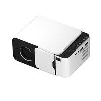 Nouveau mini projecteur T5 150ANSI 200 pouces avec écran WiFi pour téléphone portable ou Android 13.0, prend en charge l'affichage vidéo 4K