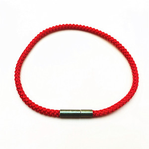 Red Braided <b>String</b> <b>Bracelet</b> 3Mm 18Cm Magnetic Clasp Gift Jewelry Fashion Accessory - Product Image 1