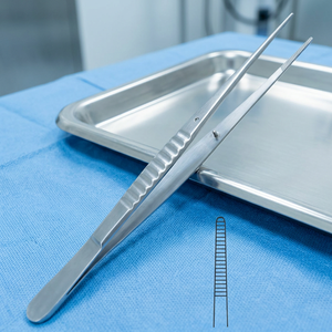 Pinces de Waugh légèrement plus lourdes, à mâchoires dentées sans dents, instrument chirurgical certifié CE ISO13485 - Product Image 2