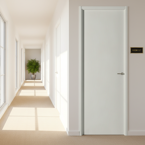 Puerta Insonorizada de Madera Maciza Compuesta con Triple Sellado Tipo T para Hotel, 55dB, Pintura Ecológica a Base de Agua, Tamaño y Forma Personalizados, <span class=keywords><strong>Vista</strong></span> al Lago - Product Image 6