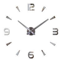 Grande horloge numérique 3d pour décoration intérieure murale 2023 unique, luxe, acrylique créatif, autocollant moderne, horloges murales Design Horloge Relojes