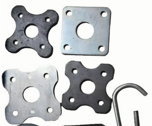 <span class=keywords><strong>Plaque</strong></span> de base en acier galvanisé Q235 pour accessoires de construction de supports réglables, certifiée CE, marque BANGNA - Product Image 4